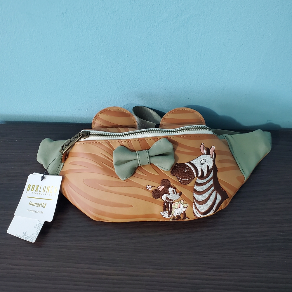 Loungefly Disney Brown Animal Print Bag